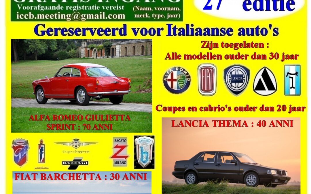 Italian Classic Car Meeting (27ste editie)